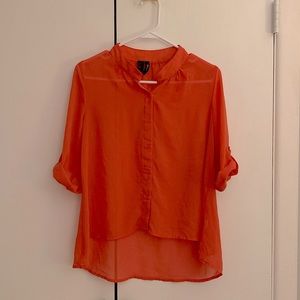 COPY - Kaylee Coral Blouse, XS